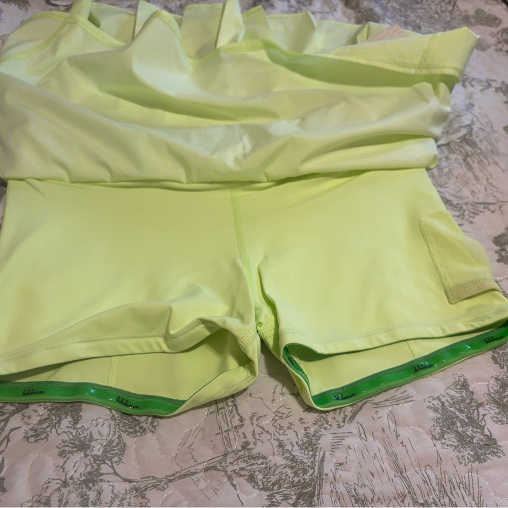NWT Lululemon 6 Tall Pace Setter Women's Faded Zap Petit Dot tennis run Skirt - Picture 11 of 16